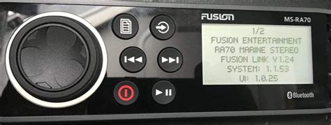 Fusion Ms Ra70 Marine Stereo With Am Fm And Internal Bluetooth 010