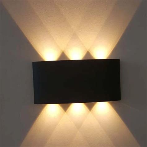 Jiawen Aluminum 6w Led Wall Light Up And Down Led Stair Bedside Lamp