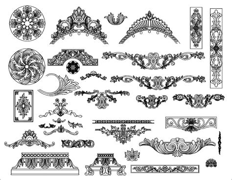 All Architectural Decorative Blocks V3 Cad Design Free Cad Blocks