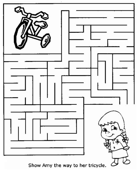 Easy Mazes Printable Mazes For Kids Best Coloring Pages For Kids