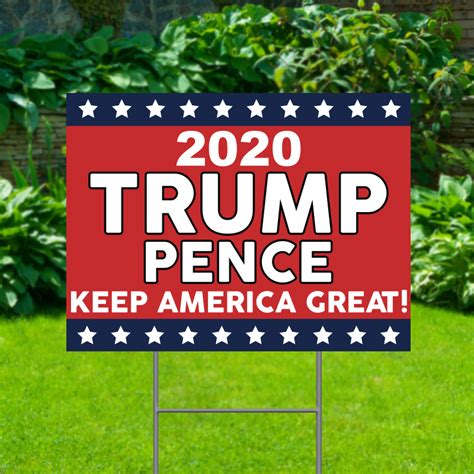 Maybe you would like to learn more about one of these? 2020 Trump Pence Political Yard Signs | In-Stock Campaign ...