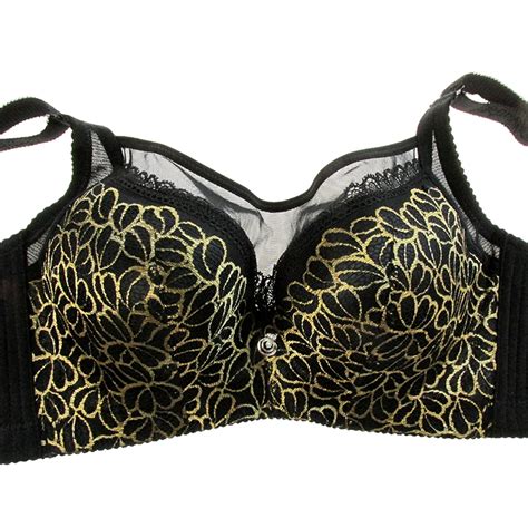 Womens Full Coverage Underwire Bra Lace Push Up Brassieres Lingerie