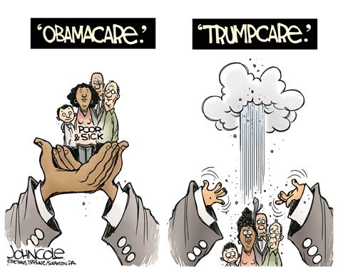 Political Cartoon Obamacare