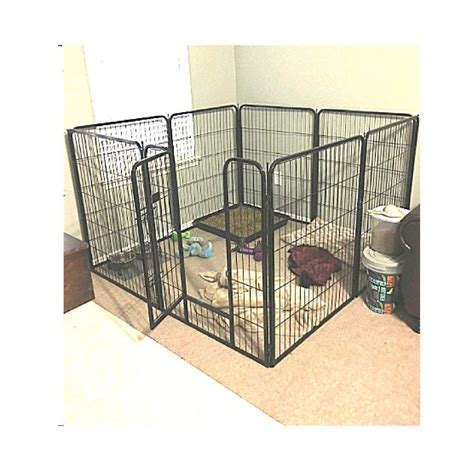 Extra Large Exercize Pen Heavy Duty 40 Inch Fence Enclosure Outdoor