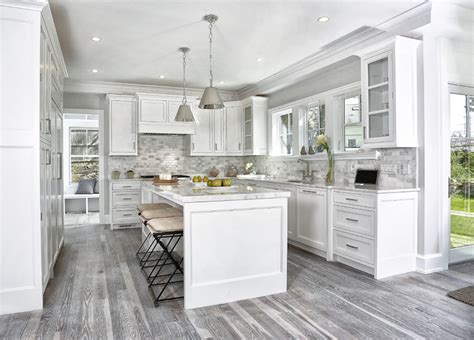 Gray Kitchen Floors Transitional Kitchen Vita Design