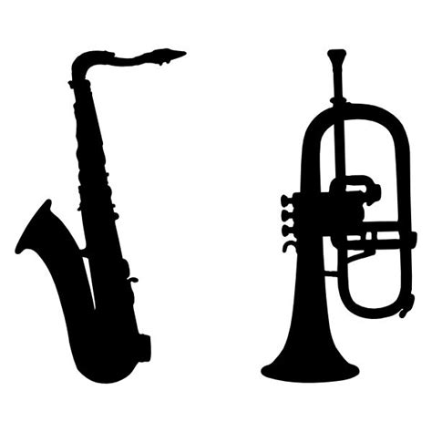 Marching Band Instruments Clipart Free Download On