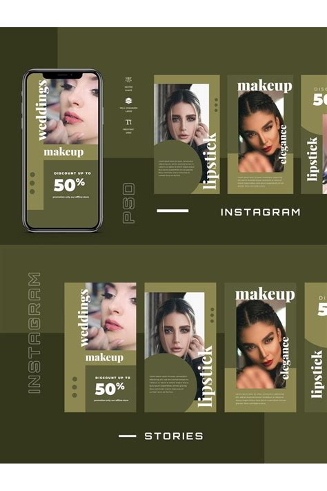 Makeups Instagram Stories Social Media Template Instagram Stories