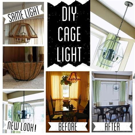 Diy Cage Light Cage Light Cage Light Fixture Diy Light Fixtures