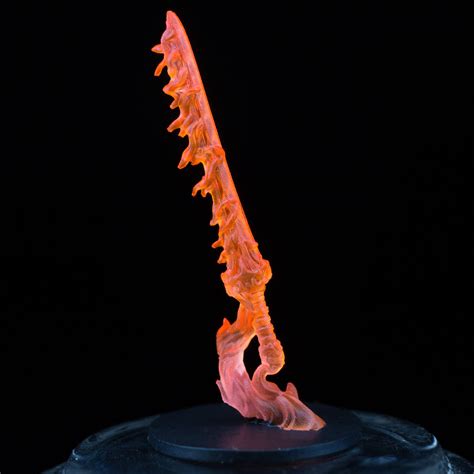 Spiritual Weapon With Fluorescent Paints Sculpt And Paint By Me R