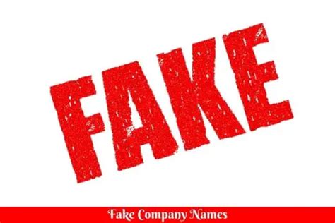 Fake Company Names 300 Best Names For Your Fake Company