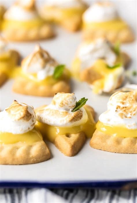 Easy Lemon Meringue Cookies Lemon Meringue Pie Tarts Recipe The