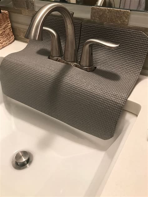 Gray Bathroom Faucet Splash Guard Guards From Water Etsy