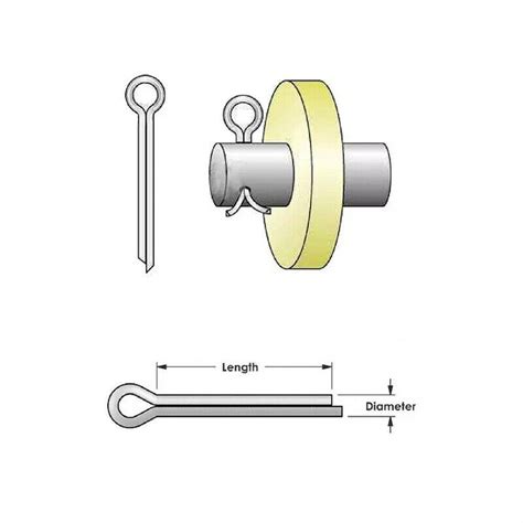Pc Cotter Pin Assortment Set Grab Split Fixings Securing Lock Pins Spring Kit Ebay