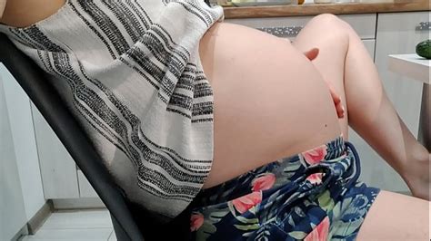 My Horny Pregnant Wife Masturbate Her Thin Pussy Home Alone Pregoporn Net