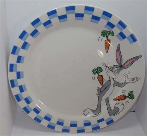 Vintage 10 Looney Tunes Bugs Bunny Dinner Plate