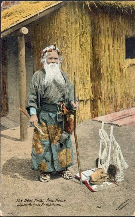 Ainu The Bear Killer 1910 Japan Culture Japan History Japan Art