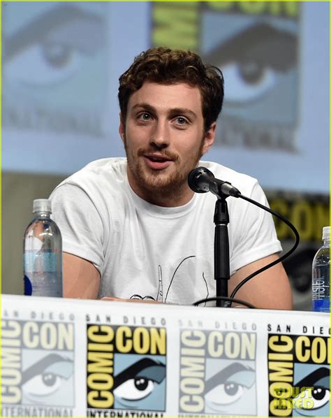 Chris Evans And Aaron Taylor Johnson Get Touchy Feely At Avengers Comic Con Panel Photo