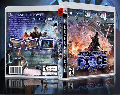 Star Wars The Force Unleashed Playstation 3 Box Art Cover By Chef