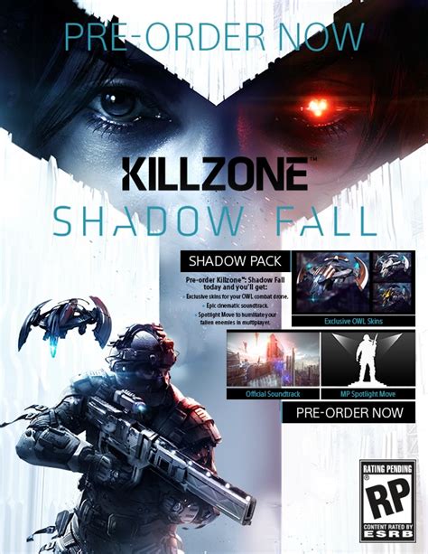 Killzone Shadow Fall Pre Order Bonuses Include Skins Multiplayer Move