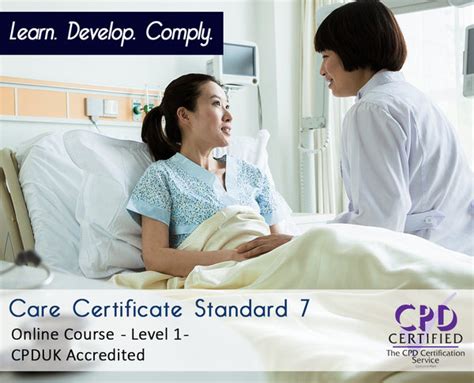 Care Certificate Standard 7 Online Training Course Cpduk Accredite