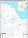 Marquette County, MI Wall Map Premium Style by MarketMAPS - MapSales