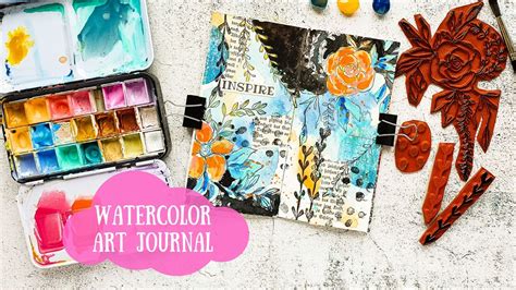 Art Journaling With Watercolors Video Tutorial Susanne Rose Art