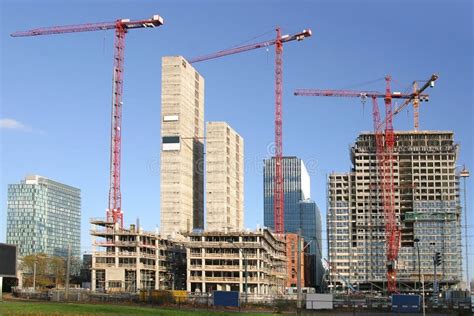Office Buildings Under Construction Stock Photo Image 1686316