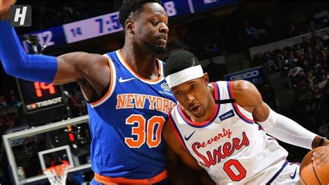 New York Knicks Vs Philadelphia 76ers Full Game Highlights February 27 2020 Nba Season Youtube