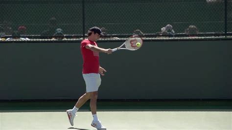 96.880 views4 months ago love tennis. Roger Federer Backhand In Super Slow Motion 2 Indian Wells ...