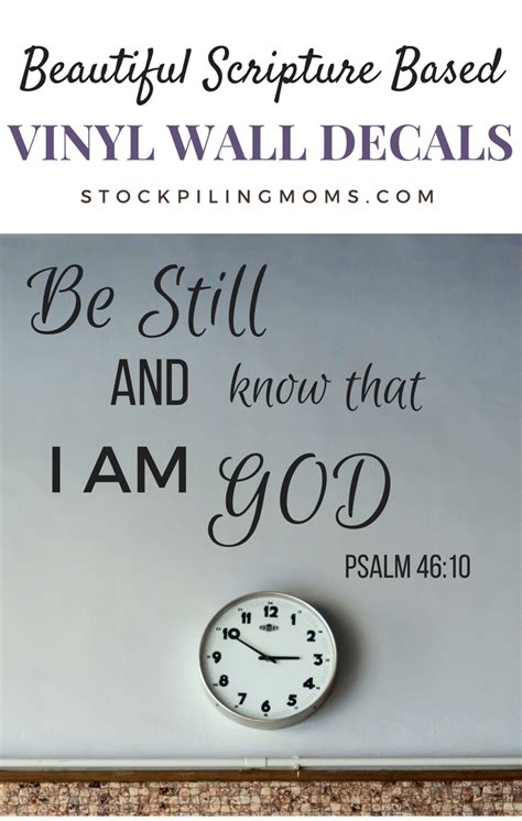 The bible christian decals are easy to apply to any smooth surface. 10 Beautiful Scripture Based Vinyl Wall Decals | Scripture ...