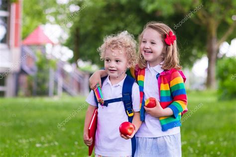 Kids On First School Day — Stock Photo © Famveldman 116865680