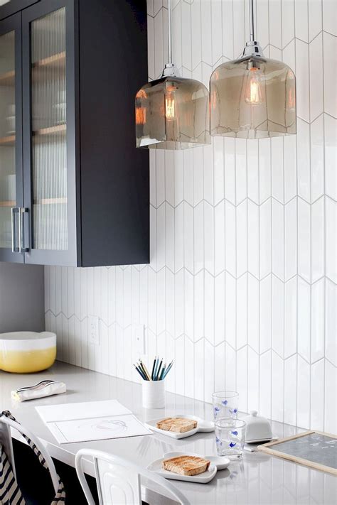 13 Gorgeous Kitchen Backsplash Tile Ideas White Modern Kitchen