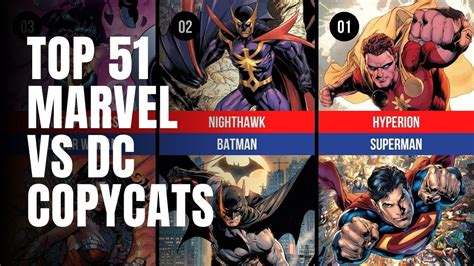 Top 51 Marvel Vs Dc Copycats Youtube