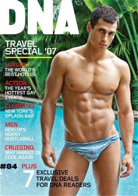 Todd Sanfield American Model On The Cover Of Dna Magazine Homens