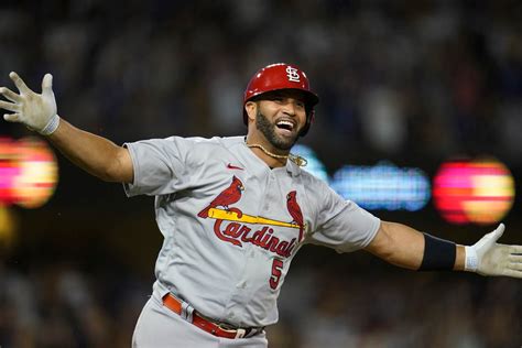 Albert Pujols Gets To 700 Home Runs With Two At Dodger Stadium The