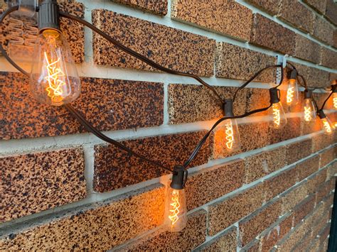 How To Hang Outdoor String Lights On Brick Utr Decorating