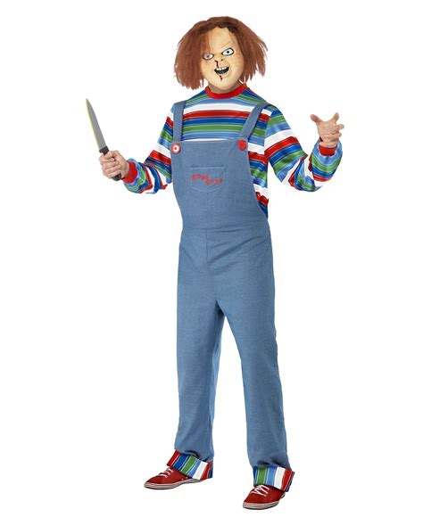 Chucky Horror Costume Chucky License Costume With Mask Karneval