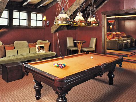 Mountain Home Billiard Room Luxe Interiors Design