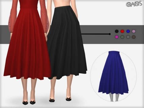 Lurex Skirt V2 By Oranostr At Tsr Sims 4 Updates