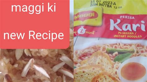 How To Make Quick Style Maggi Recipe Sweet Maggi Recipe By Fiza Food