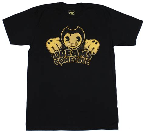 Phatmojo Bendy And The Ink Machine Mens T Shirt Dreams Come True