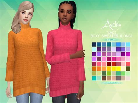 Two Women In Sweaters Standing Next To Each Other With Color Swatches