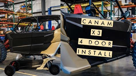 Canam X3 4 Seater Door Install Youtube
