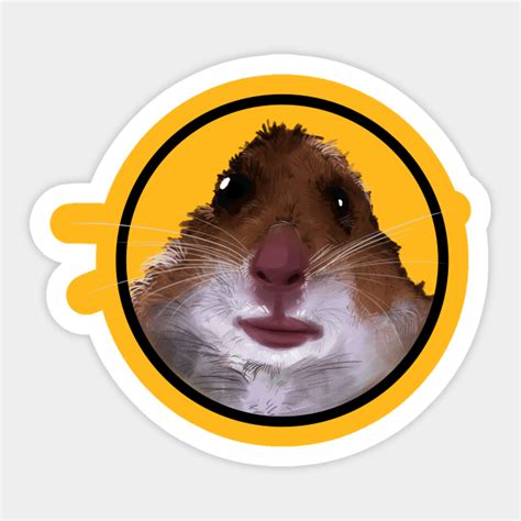 Hamster Meme Hamster Meme Sticker Teepublic