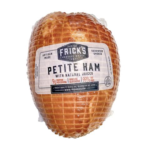 Fricks Quality Meats Whole Petite Ham 3 4lbs Fully Cooked Pork