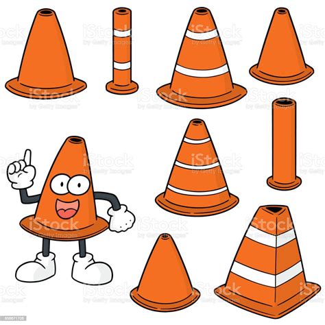 Traffic Cone Stock Illustration Download Image Now Traffic Cone