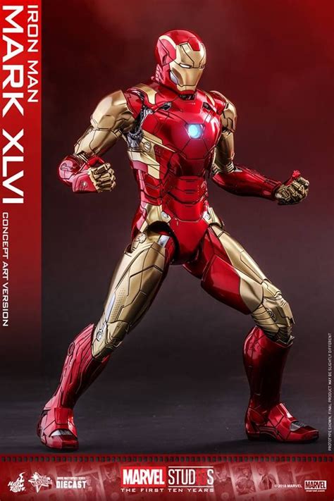 Hot Toys Th Scale Iron Man Mark Xlvi Concept Art Version Marvel