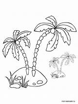 Palm Palme Ausmalbilder sketch template