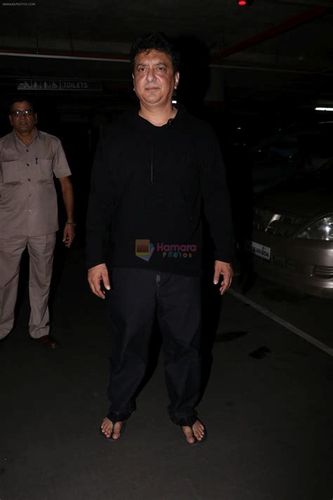 Sajid Nadiadwala Spotted At Airport On 29th July 2017 Sajid Nadiadwala Bollywood Photos