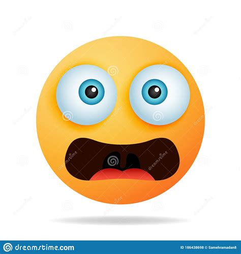 Emojis Are Shocked Tense Scared Amazed A Yellow Face With An